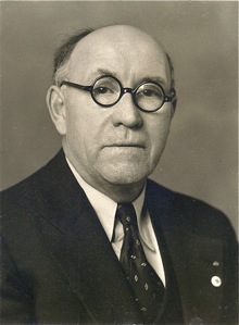 Hastings Museum founder, Albert Brooking, 1935 Hastings Museum founder, Albert Brooking, 1935