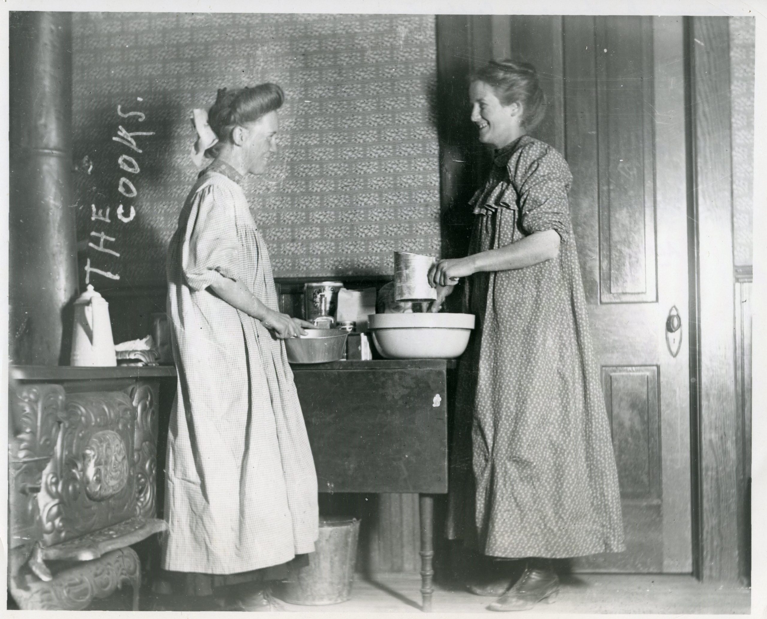 Women baking in kitchen. Courtesy of Adams County Historical Society.