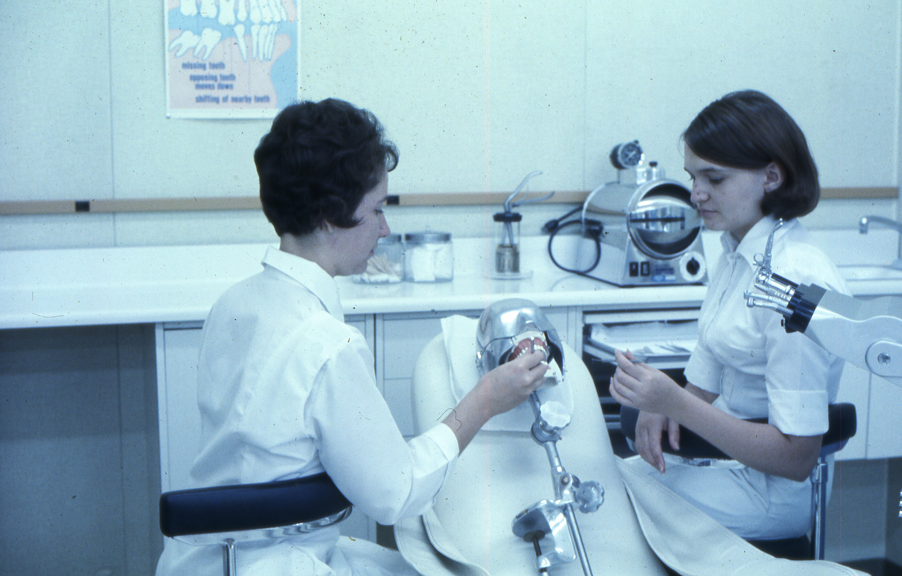 Central Community College dental assisting program, ca 1970.
