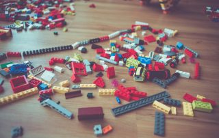 Legos on table