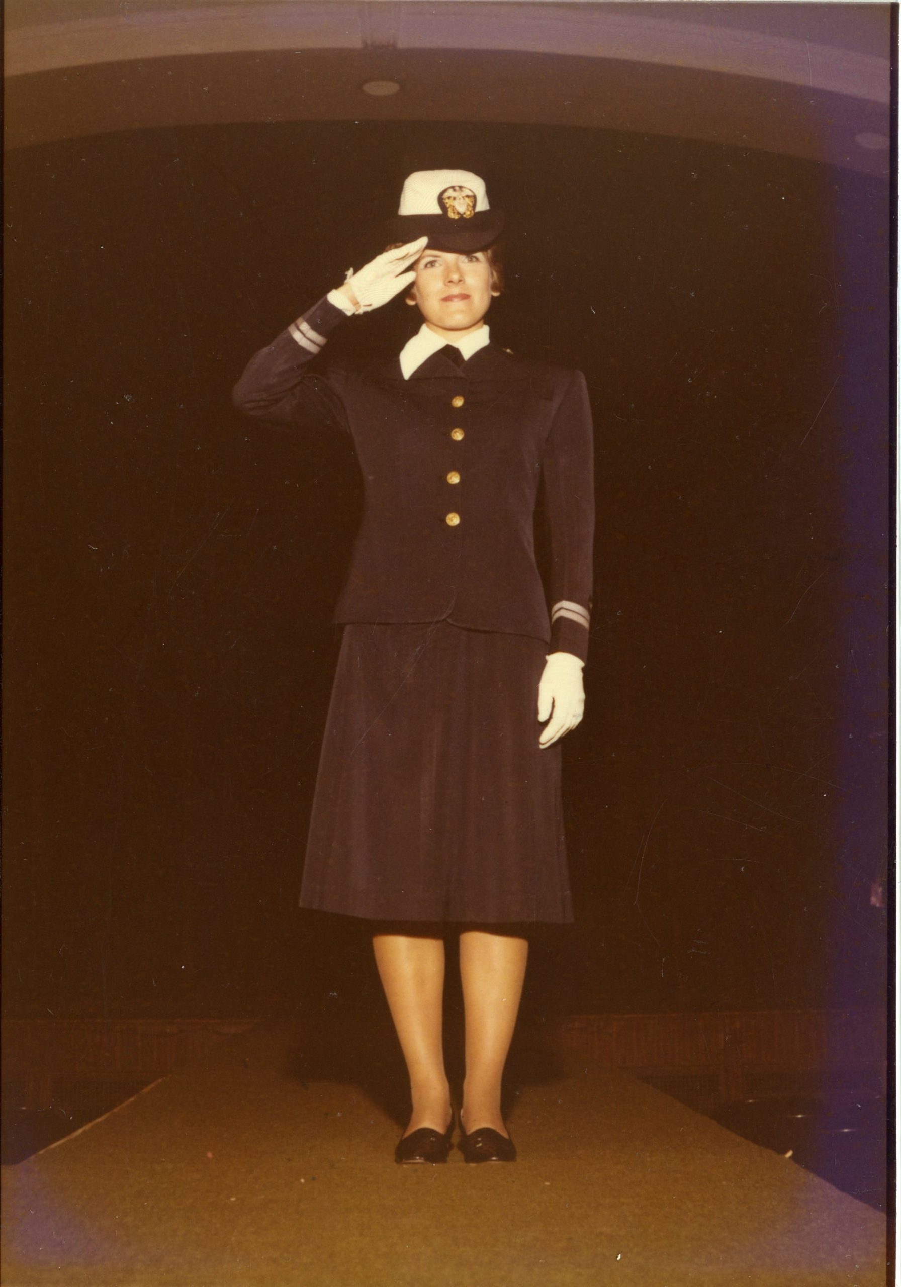 Phyllis Lainson in her naval uniform. Courtesy of Adams County Historical Society.