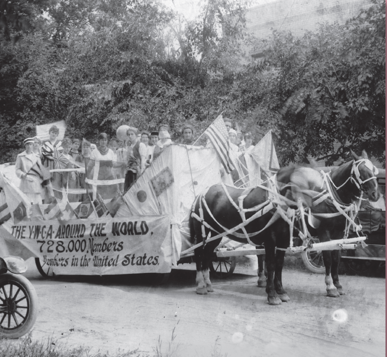 YWCA Parade Float. Courtesy of Adams County Historical Society.