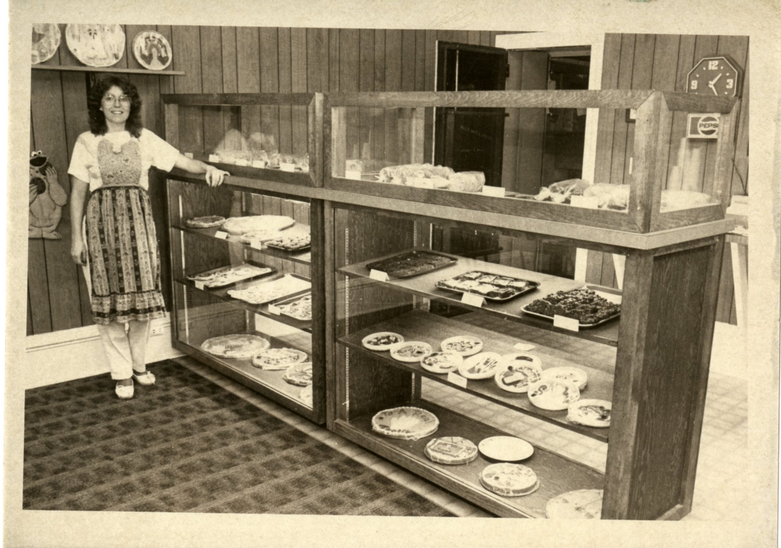 Eileen in her first store, October 1, 1983.