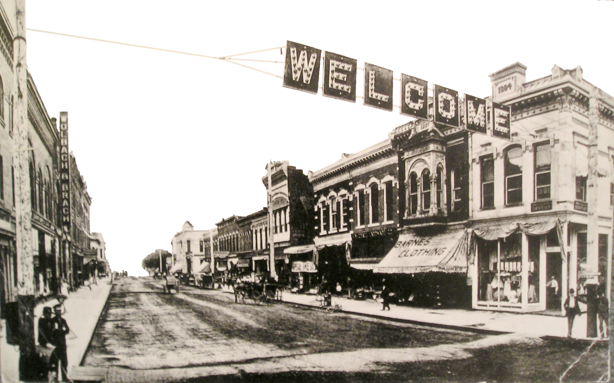 2nd Street, Hastings, Nebraska, 1890s. Courtesy of Adams County Historical Society