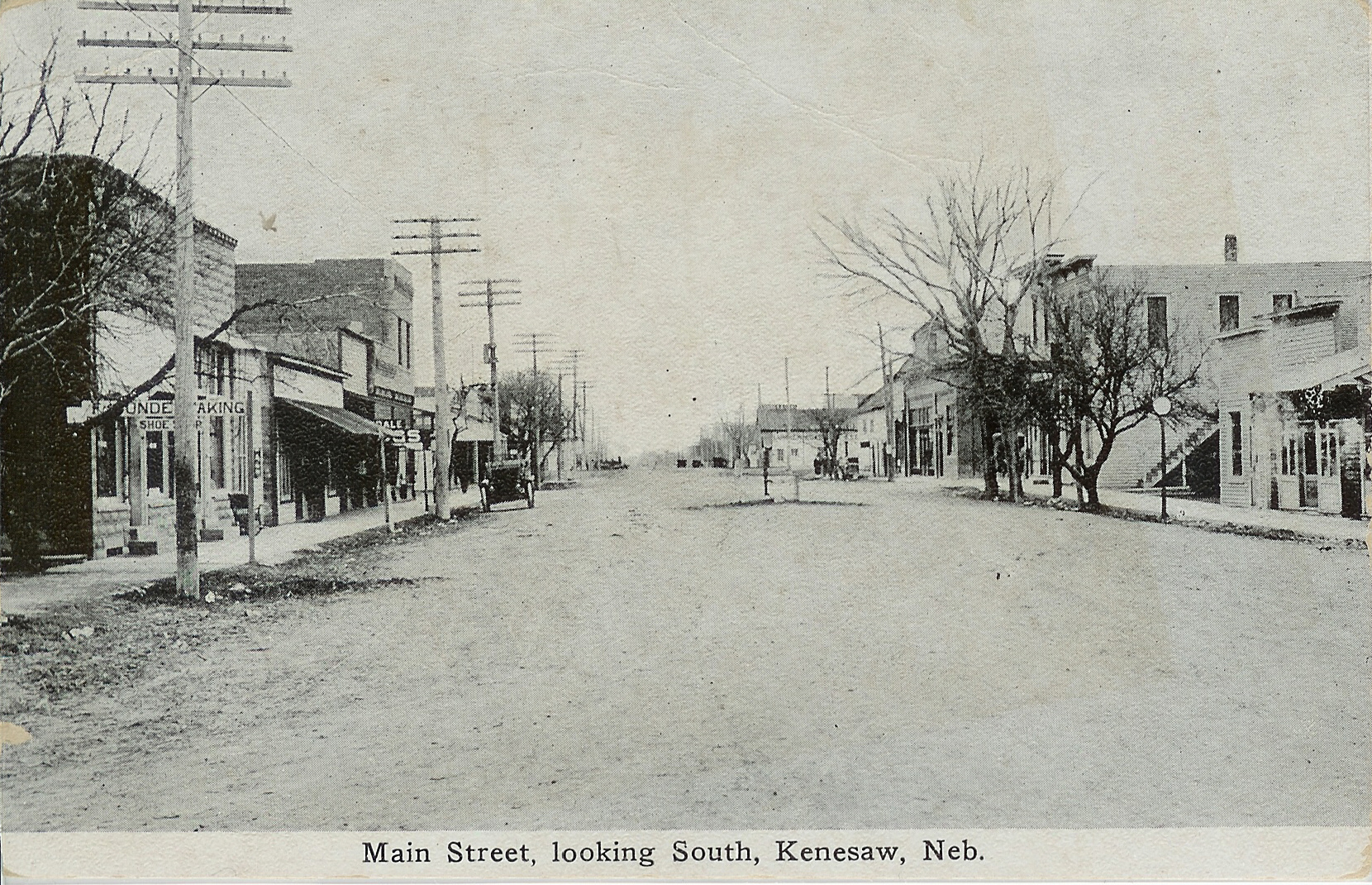 Main Street, looking South, Kenesaw, Nebraska.