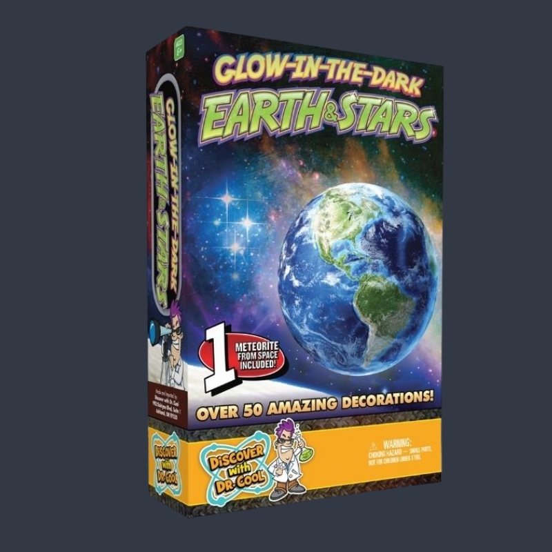 Glow in the dark earth and stars