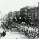 Parade down 2nd Street in 1920