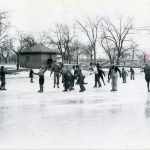 Ice Skating on Heartwell Lake in 1926