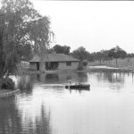 Canoe on Heatwell Lake, late 1930s