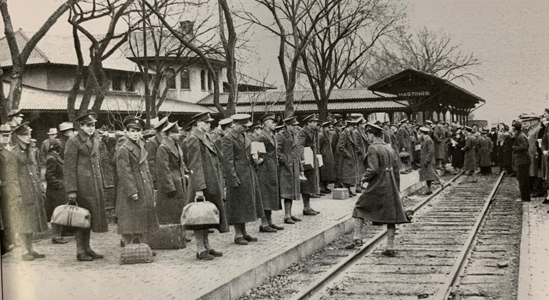 Burlington Depot during World War I