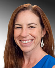 photo of Dr. Leah LeVay, long-haired brunette woman