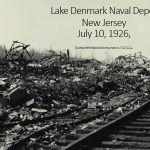 Remains of buildings after the Lake Denmark explosion.