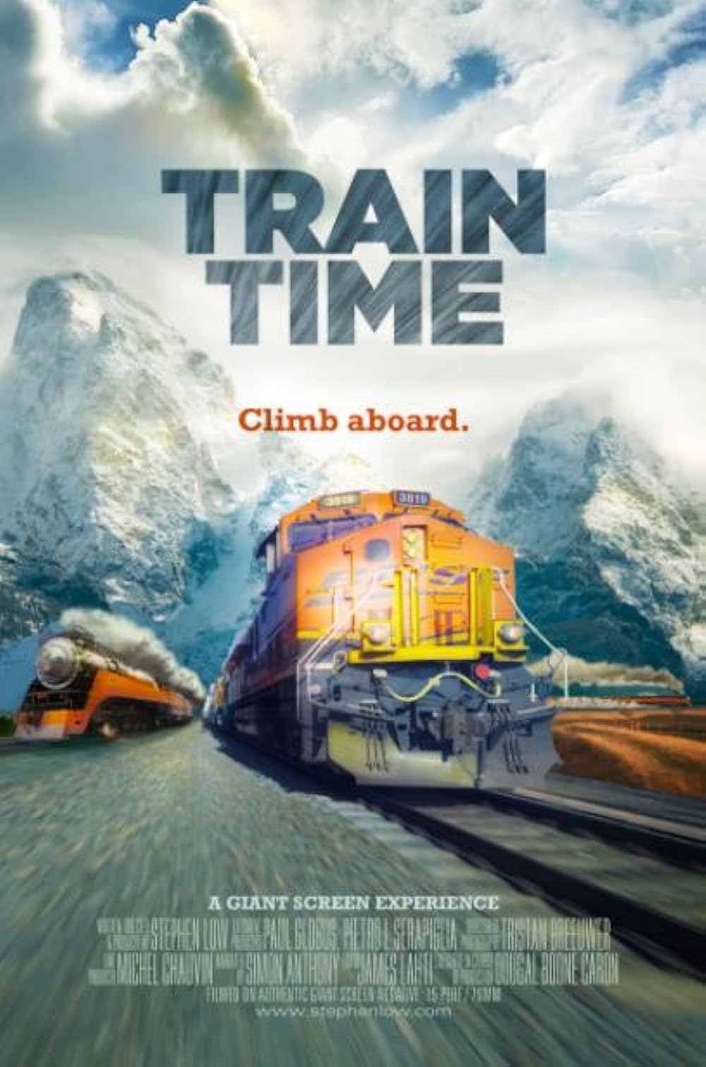 Film poster for the large format film, Train Time