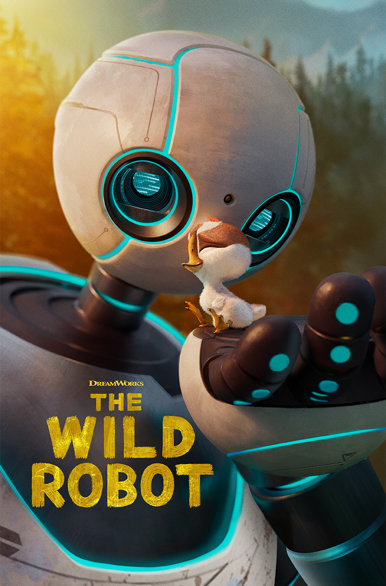 movie poster for The Wild Robot