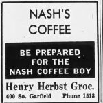 Herbst Grocery Advertisement