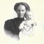 Elizabeth Sack Sittner and baby Lee Adam.
